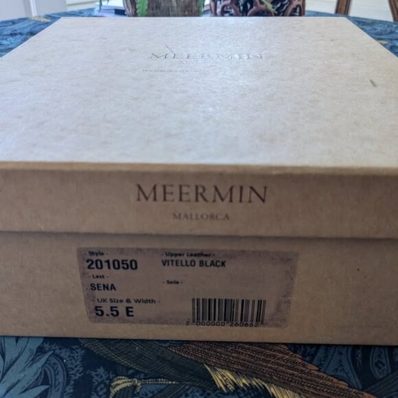 Meermin Black Leather Chelsea Boots - US 7.5/UK 5.5/EU 38 BLACK VITELLO NWOT - Picture 4 of 4